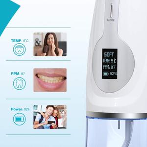 300ML Portable Rechargeable IPX7 Étanche Flosser De L'eau pour La <span class=keywords><strong>Maison</strong></span> et Voyage Flosser Sans <span class=keywords><strong>Fil</strong></span> <span class=keywords><strong>Dentaire</strong></span> Irrigateur Oral - Product Image 4