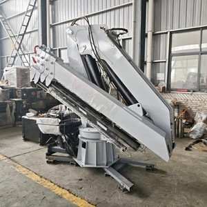 Mini-grue à flèche articulée de 5 tonnes pour la construction, grue hydraulique pliable avec télécommande - Product Image 2