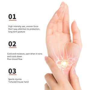 Masaje de manos Temperatura constante Masajeador de articulaciones de muñeca eléctrico Compresión en caliente Protector de muñeca Soporte para aliviar el dolor - Product Image 2