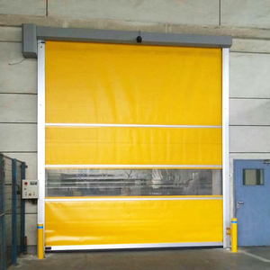 Porte roulante industrielle en Pvc, à roulettes, grande vitesse, application industrielle, <span class=keywords><strong>prix</strong></span> d'usine - Product Image 5