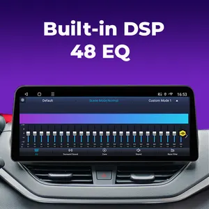 مشغل سيارة متعدد الوسائط QLED بشاشة لمس 12.3 بوصة بنظام أندرويد مشغل راديو سيارة ستريو لسيارة تويوتا كورولا 11 أوريس E180 2017 2018 2019