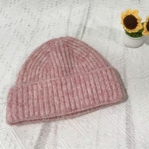 Gorro de lana para mujer, cálido, cortavientos, informal, plegable, antipilling, con banda grande para la cabeza y cobertura para las orejas, rojo - Product Image 3