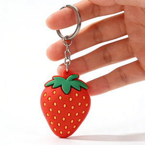 Llavero de PVC Suave con Logotipo Personalizado, Efecto 2D 3D, Anillo de Goma de 4mm de Grosor, Anillo Metálico - Product Image 5