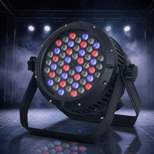 ไฟเวทีแบรนด์ดัง 54 ดวง RGBW DMX512 8CH โคมไฟพาร์อะลูมิเนียมหล่อขึ้นรูป สำหรับงานธีมปาร์ค ดิสโก้ ปาร์ตี้ บอลรูม คอนเสิร์ต - Product Image 1