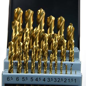 SUBIRUI فولاذ عالي السرعة HSS M2 338 توي التيتانيوم 25 طقم HSS للحفر المعدني من الفولاذ المقاوم للصدأ - Product Image 2