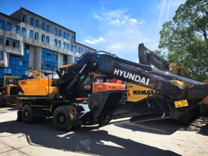 Excavadora de Ruedas Usada Original Hyundai 210w-9, Excavadora de Segunda Mano de Alta Calidad en Venta - Product Image 5