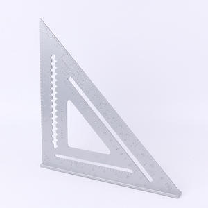 Outils de travail du bois de précision règle 7/12 ''en alliage d'aluminium Angle carré Triangle règle <span class=keywords><strong>toiture</strong></span> charpentier outil de travail du bois règle - Product Image 2