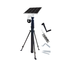 Trépied de caméra télescopique en acier ultraléger, Portable, 2.5m, 3m, 4m, 5m, 6m, 7m, levage manuel
