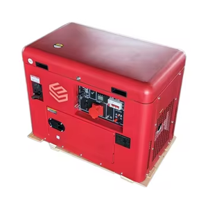Generador de Gasolina Silencioso de 8kw y 10kw, Color Rojo, Monofásico/Trifásico, 220V 50hz, 200A, Arranque Automático, Voltaje 110v, OT-159 Elec - Product Image 2
