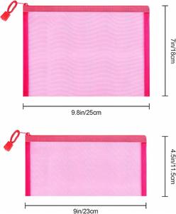 Bolsa Organizadora con Diseño Visible para Fácil Acceso, Carpeta de Archivos con Cierre de Plástico Personalizada, Bolsa con Cierre de Malla de Nailon para Uso Doméstico - Product Image 3