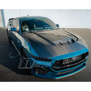 ฝากระโปรงคาร์บอนไฟเบอร์ Drifton New LM Style สำหรับ Ford Mustang Gen7 S650 รับประกันคุณภาพ - Product Image 2