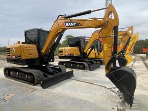 Excavadora hidráulica sobre orugas Sany SY55C usada de alta calidad, miniexcavadora original japonesa de segunda mano con CE EPA a la venta - Product Image 4