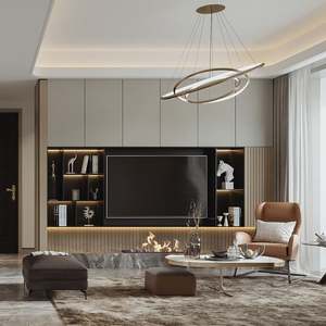 Mueble de TV Moderno SANTOPOVA Godrej, Diseño de Madera Maciza, Material de Madera, Soporte de Madera, Juego de Muebles para Sala de Estar - Product Image 6