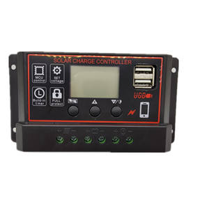 Regulador <span class=keywords><strong>Solar</strong></span> de 10A 20A 30A Automático 12V 24V con Temporizador de Encendido/Apagado por Horas, USB Dual y Pantalla LCD - Product Image 5