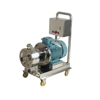 Pompe à lobes de transfert / Pompe rotative / Pompe à rotor en acier inoxydable sanitaire pour le transport de liquides à haute viscosité comme la crème et le shampoing