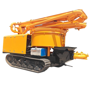 Truk Pompa Beton Mini Beroda Rantai Bertenaga Diesel ML-5015 dengan Komponen Inti Mesin Motor untuk Proyek Konstruksi - Product Image 1