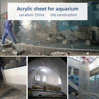 Xinxunlin vente en gros personnalisé Transparent acrylique Aquarium Commercial clair colonne ronde grand aquarium pas cher récif aquarium