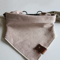 Bandana en coton uni pour chien, Bandana de noël avec Logo pour animaux de compagnie, écharpe pour chiot et chat, accessoires