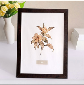 Bán buôn Chất lượng cao bằng gỗ hình ảnh khung 4x6 5x7 A4 MDF màu gỗ đơn giản hình chữ nhật thiết kế cho nhà - Product Image 1
