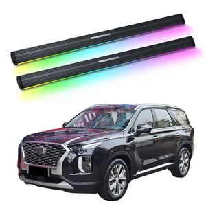 Luz LED de escalón lateral para coche, tablero de carrera de energía eléctrica automática para Hyundai PALISADE 2020-2023