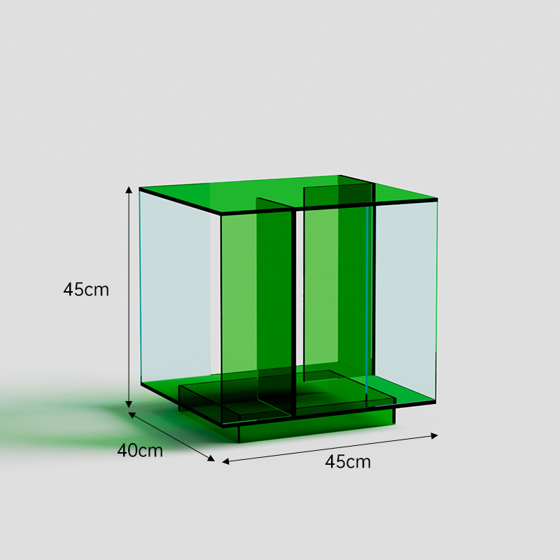 Verde scuro e blu lago