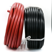 Câble de batterie 12v 24v 48v Heavy Duty 95mm 70mm 50mm 35mm 25mm 16mm DC Câble d'alimentation électrique unique pour les batteries de voiture solaires automatiques