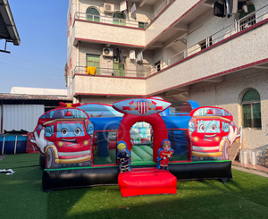Castillo Inflable para Niños Pequeños <span class=keywords><strong>Rescue</strong></span> <span class=keywords><strong>Squad</strong></span>, Área de Juegos Inflable para Niños Pequeños, Castillo Hinchable para Diversión - Product Image 4