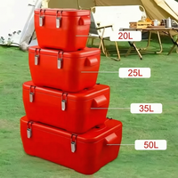 4-teiliges Set 20L/25L/35L/50L Catering Speisenwärmer Isolierte Thermobehälter für Outdoor-Veranstaltungen