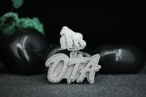 Nueva Colección de Colgantes de Plata de Ley 925 con Moissanita, Regalo de Boda Hip Hop para Aniversario, Compromiso, Fiesta, por Phoenix Enterprise - Product Image 5