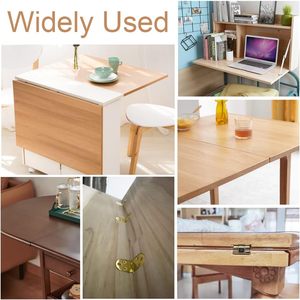 Charnière à rabat à 180 degrés en alliage de zinc, charnière dissimulée pour table pliante, armoire, porte de placard, maison, bureau, cuisine - Product Image 3