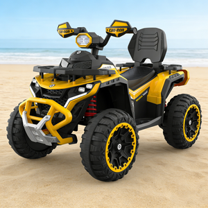 <span class=keywords><strong>Quad</strong></span> électrique pour enfants <span class=keywords><strong>12V</strong></span> 7Ah, 4 roues motrices, 390*4 moteurs, télécommande 2.4G, avec lumières LED et musique - Product Image 1
