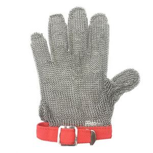 Gants en fil d'acier inoxydable à cinq doigts anti-perforation pour la manipulation des huîtres et des <span class=keywords><strong>fruits</strong></span> <span class=keywords><strong>de</strong></span> <span class=keywords><strong>mer</strong></span> - Product Image 1