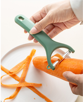 Comfortabele Smart Ergonomische Handgreep Handmatige Multifunctionele Duurzame Roestvrijstalen Metalen Ecologische 15CM Groente- en Fruit Schilmes