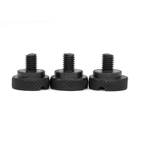 Vis à tête moletée à empreinte cruciforme et fendue en acier au carbone noir M4*8 – Fabrication sur mesure directe usine – Vis non standard personnalisées