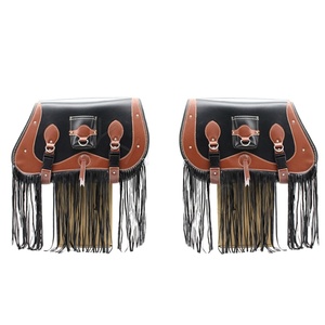 Pour <span class=keywords><strong>Kawasaki</strong></span> Vulcan S Honda Harley Sportster XL Cafe Racer Classic pièces de <span class=keywords><strong>moto</strong></span> arrière sac de selle latéral rangement de bagages - Product Image 1