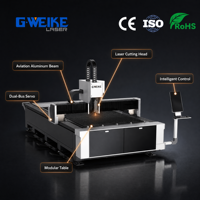 Machine de découpe laser à fibre automatique Cypcut 3015 2-3KW 3000x1500mm à plateforme ouverte simple refroidie par eau pour métaux et acier inoxydable