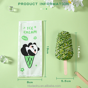 Saco de Sorvete Artesanal por Atacado com Padrão Exquisito, Embalagem de Picolé com Selagem a Máquina, Saco de Sorvete e Sorbet em Estoque - Product Image 5
