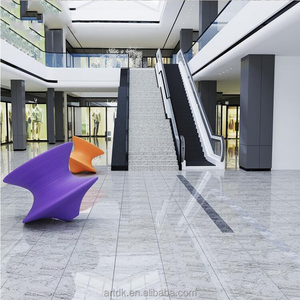 Asiento Giratorio <span class=keywords><strong>de</strong></span> Fibra <span class=keywords><strong>de</strong></span> Vidrio Resistente a los Rayos UV, Taburete Giratorio para Jardín, Patio o Villa, Tamaño Personalizado, Decoración <span class=keywords><strong>de</strong></span> Jardín - Product Image 4