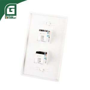 GETEKnet America Style 114*70mm <span class=keywords><strong>RJ45</strong></span> Network Keystone Jack <span class=keywords><strong>Cat</strong></span> <span class=keywords><strong>7</strong></span> Socket Wall Face Plate avec <span class=keywords><strong>Rj45</strong></span> Face Plate - Product Image 1