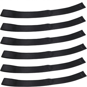 Lot de 6 housses de <span class=keywords><strong>canne</strong></span> à pêche en néoprène avec boucle de suspension intégrée et cordon réglable, compatibles avec les cannes à lancer, à bobine et à <span class=keywords><strong>mouche</strong></span> - Product Image 1