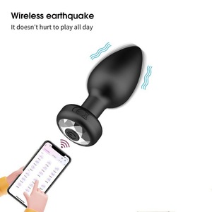 Vibrador Anal Controlado por APP <span class=keywords><strong>Plug</strong></span> Anal Bluetooth Massageador de Próstata Masturbador Feminino Brinquedos Sexuais para Homens Mulheres Amigável ao Público Gay - Product Image 3