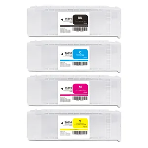 Cartuccia d'inchiostro compatibile da 700ML T6891-T6894 riempita con inchiostro Eco solvente per stampanti Epson SC-S30600 SC-S50600 SC-S30610 S30670