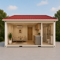Maison préfabriquée en conteneur de 20 pieds, unité simple