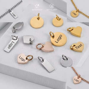 Etichette e Ciondoli in Acciaio Inossidabile Lucidato Yiwu Aceon per Creazioni Fai-da-Te, Etichette Personalizzate con <span class=keywords><strong>Nome</strong></span> e Logo, Etichette di Marca alla Moda - Product Image 1