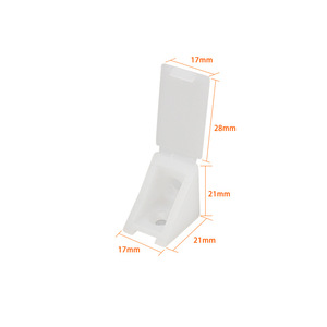 Oferta Especial: Accesorios para Muebles, Soportes de Conexión de Esquina de Plástico, Soporte de Ángulo Recto, Refuerzo de Esquina - Product Image 2