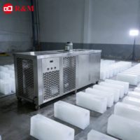 Machine à glaçons automatique industrielle commerciale grande et petite taille pour la fabrication de blocs de glace, congélateur à briques pour entreprises au Nigeria, vendue à Lagos et en Zambie