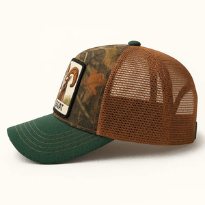 Gorra Trucker de Malla de 5 Paneles Personalizada de Alta Calidad con Tela Espigada, Gorra Deportiva con Logotipo de Animales Bordado, Estilo Y2K para Fiestas y Actividades al Aire Libre - Product Image 2