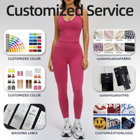 Ensemble de sport pour femme JINYU de haute qualité : débardeur et leggings de yoga taille haute – Tenue de fitness pour femme