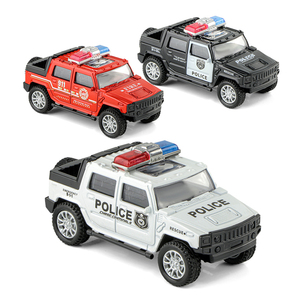Boîte de présentation 12 pièces Véhicule de <span class=keywords><strong>patrouille</strong></span> de la police Camion de police 1:36 Modèle en alliage moulé sous pression Jouets de voiture à tirer en arrière - Product Image 2