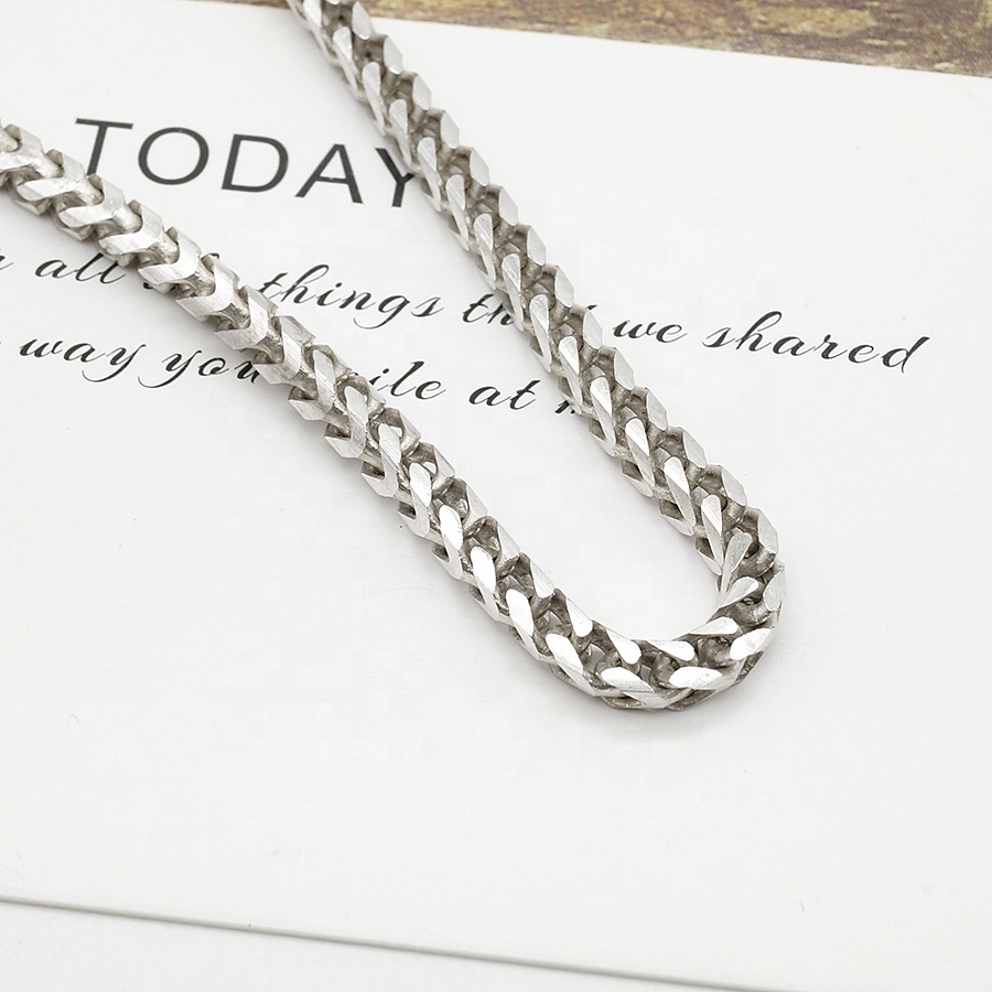 Wholesale Sterling Silver 925 Fox Tail Chain Roll